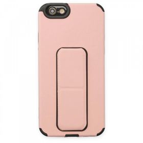 pilelistore iPhone 6 Mega Standlı Pudra Silikon Kılıf