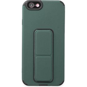 pilelistore iPhone 6 Mega Standlı Yeşil Silikon Kılıf