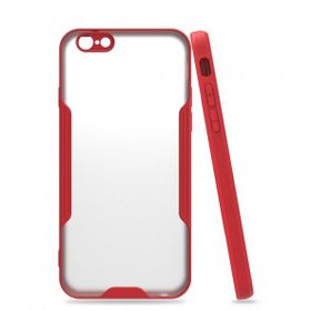 pilelistore iPhone 6 Platin Kırmızı Silikon Kılıf