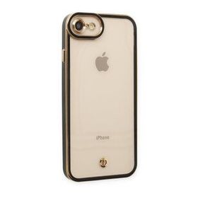 pilelistore iPhone 7 Liva Lens Siyah Silikon Kılıf