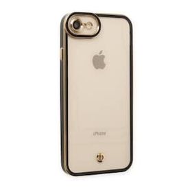 pilelistore iPhone 7 Liva Lens Siyah Silikon Kılıf
