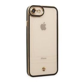 pilelistore iPhone 7 Liva Lens Siyah Silikon Kılıf
