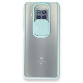 pilelistore Xiaomi Mi 10T Palm Buzlu Kamera Sürgülü Silikon Turkuaz Lite Kılıf