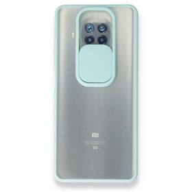 pilelistore Xiaomi Mi 10T Palm Buzlu Kamera Sürgülü Silikon Turkuaz Lite Kılıf