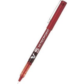 Pilot BX-V5-R Hi-Tecpoint İğne Uç 0.5 mm Kırmızı Roller Kalem
