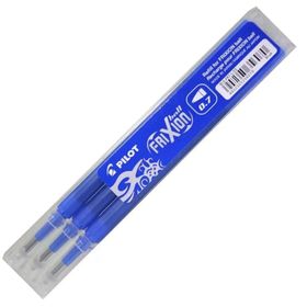 Pilot Frixion Kalemlere Uyumlu Mavi 0.7 mm 3'lü Refil Uçan Kalem