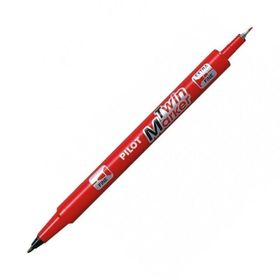 Pilot SCA-TM-R-BG Kırmızı Twin Marker