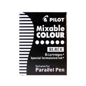 Pilot Siyah 6'lı Paralel Pen Yedeği