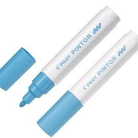 Pilot SW-PT-M-PL M Pastel Mavi Pintor Dekorasyon Kalemi