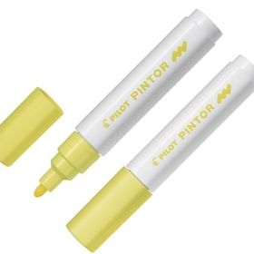 Pilot SW-PT-M-PY M Pastel Sarı Pintor Dekorasyon Kalemi