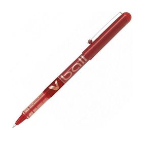Pilot V-Ball Grip 07 İğne Uçlu Kırmızı Roller Kalem