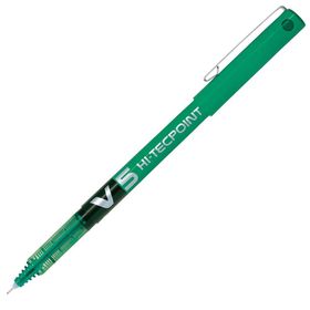 Pilot V5 Hi-Tecpoint Yeşil İğne Uçlu Kalem