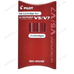 Pilot V7 0.7 mm Kırmızı İğne Uçlu Kalem