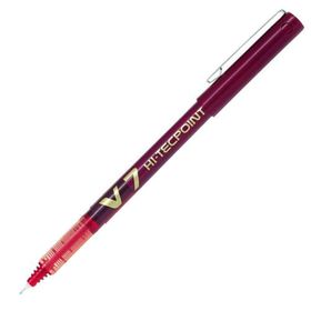 Pilot V7 Hi-Tecpoint Kırmızı İğne Uçlu Kalem