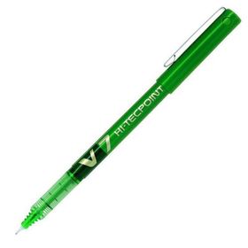 Pilot V7 Hi-Tecpoint Yeşil İğne Uçlu Kalem