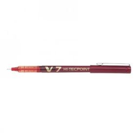 Pilot V7 Tecpoint Sıvı Mürekkepli Kırmızı İğne Uçlu Roller Kalem