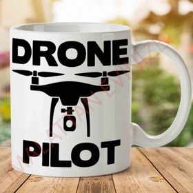 Piloto De Drone Baskılı Kupa Bardak