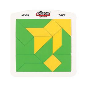 Pilsan 02 015 Desen Kartlı Tangram