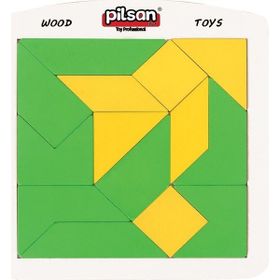 Pilsan 02 015 Desen Kartlı Tangram