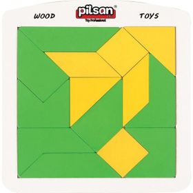 Pilsan 02 015 Desen Kartlı Tangram