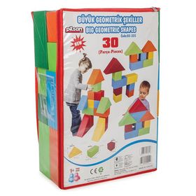 Pilsan 03-235 Büyük Geometrik Şekiller 60 prç