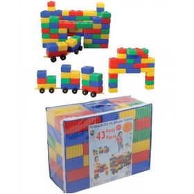 Pilsan 03-251 Tuğla Blok ve Araba Seti