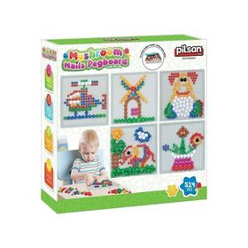 Pilsan 03 333 Mantar ve Düğmeler 514 Parça Eğitici Oyuncak