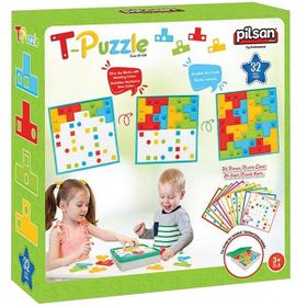 Pilsan 03518 32 Parça T Puzzle