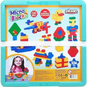 Pilsan 03553 336 Parça Klasik Mikro Bloklar Serisi