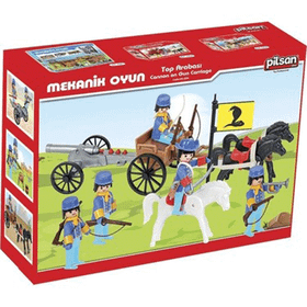 Pilsan 04 004 Mini Mekanik Serisi:4 Top Arabası Oyun Seti
