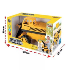 Pilsan 06-207 Big Excavator Büyük Kepçe Oyuncak İş Makinesi