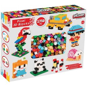 Pilsan 1750 Parça Oyunack 3D Bloklar