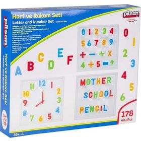Pilsan 178 Parça İnovatif Harf ve Rakam Seti
