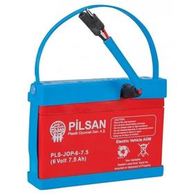Pilsan 6 Volt 7 Amper Akülü Araba Aküsü 6V7A Orjinal