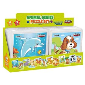 Pilsan Animal Serisi Puzzle 9 Parça Yapboz