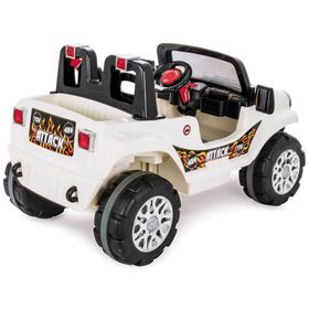 Pilsan Attack 05-272 Çift Kişilik Beyaz 12 Volt Akülü Araba