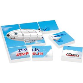 PİLSAN BJ-2103541 Taşıtlar Puzzle Seti