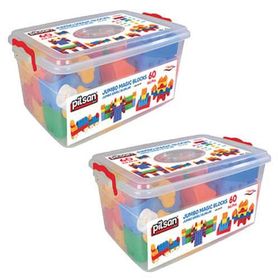 PILSAN JUMBO SİHİRLİ BLOKLARI 60 PARÇA