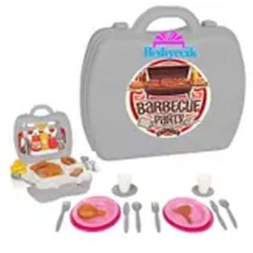 Pilsan Oyuncak 03368 Aksesuarlı Çantalı 35 Parça Barbekü Seti