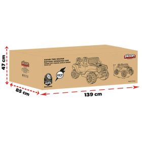 Pilsan Safari 24 V Çift Kişilik Akülü Araba