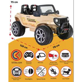 Pilsan Safari 24 V Çift Kişilik Akülü Araba