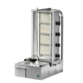Pimak 4 Radyanlı Gazlı LPG Ce Belgeli 50x71x105 Alttan Motorlu Döner Ocağı