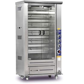 Pimak Tek Vitrinli Elektrikli 30 Piliç Kapasiteli Piliç Çevirme Makinesi