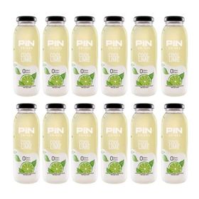 Pin Cool Lime 250 ml Şekersiz Kalorisiz Cam Şişe İçecek