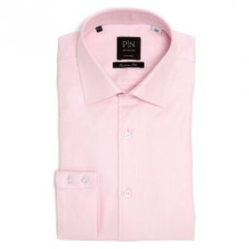 Pin Gömlek Kensıngton Herringbone Pembe Erkek Gömlek