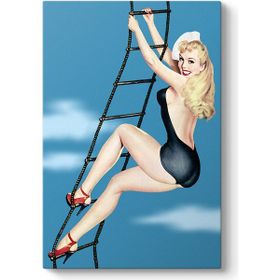 Pin Up Girl Merdiven Tablosu