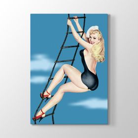 Pin Up Girl Merdiven Tablosu