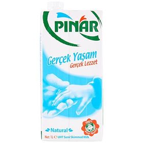 Pınar 1 lt Yarım Yağlı Süt