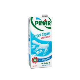 Pınar 1 lt Yarım Yağlı Süt