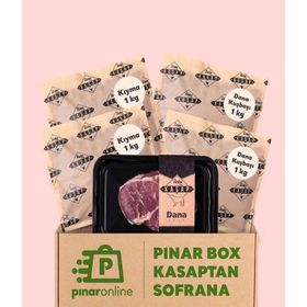 Pınar 2x1 kg Kasap Dana Köftelik Kıyma + 2x1 kg Kasap Dana Orta Yağlı Kuşbaşı + 500 gr Kasap Dilimli Antrikot